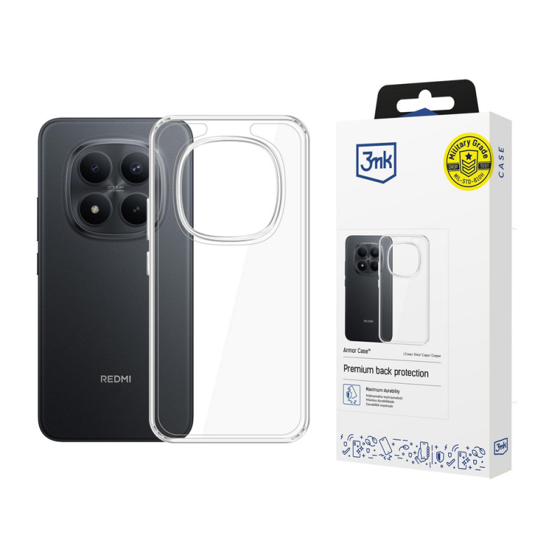 3MK Armor Case Xiaomi Redmi Note 15 Pro 4G Smartphone-Hülle, transparent