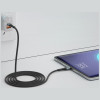 3MK Hyper Cable N-SERIES USB-C-auf-USB-C-Kabel, 3 m, 100 W, Schwarz