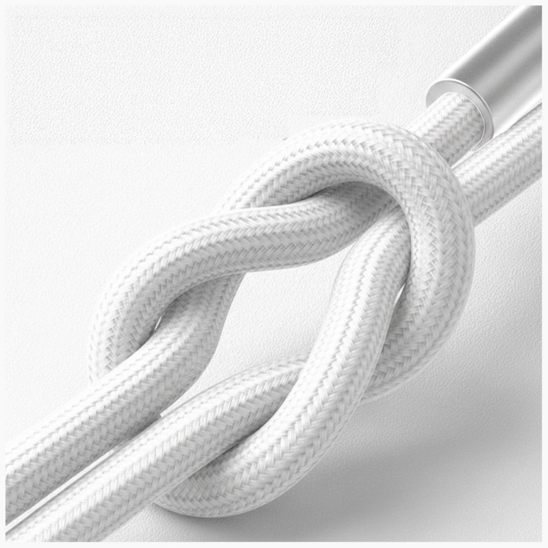 3MK Hyper Cable N-SERIES USB-C-auf-Lightning-Kabel, 2 m, 27 W, Weiß