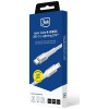 3MK Hyper Cable N-SERIES USB-C-auf-Lightning-Kabel, 2 m, 27 W, Weiß