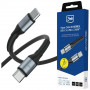 3MK Hyper Cable N-SERIES USB-C-auf-USB-C-Kabel, 1 m, 240 W, Schwarz
