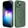 3MK Misty MagCase Hülle für Apple iPhone 14, grün