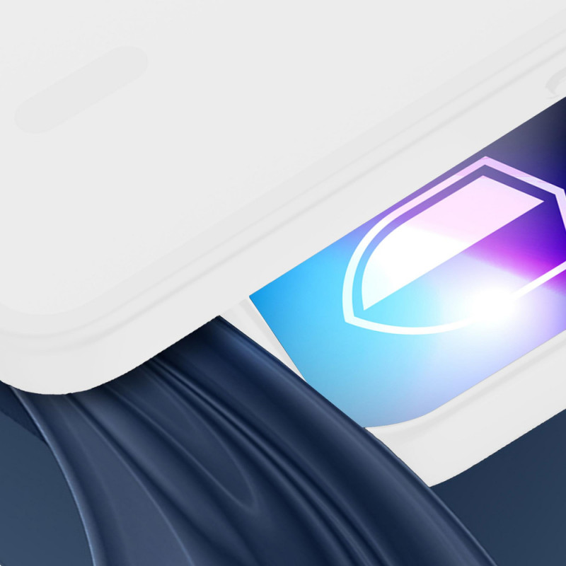 3MK Misty MagCase Apple iPhone 15 Pro Max Smartphone-Hülle, MagSafe-kompatibel, weiß