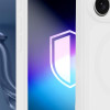 3MK Misty MagCase Apple iPhone 16 Pro Smartphone-Hülle, MagSafe-kompatibel, weiß