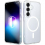 3MK Misty MagCase Samsung Galaxy S25 Smartphone-Hülle, MagSafe-kompatibel, weiß