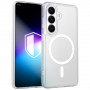 3MK Misty MagCase Samsung Galaxy S26 Smartphone-Hülle, MagSafe-kompatibel, weiß