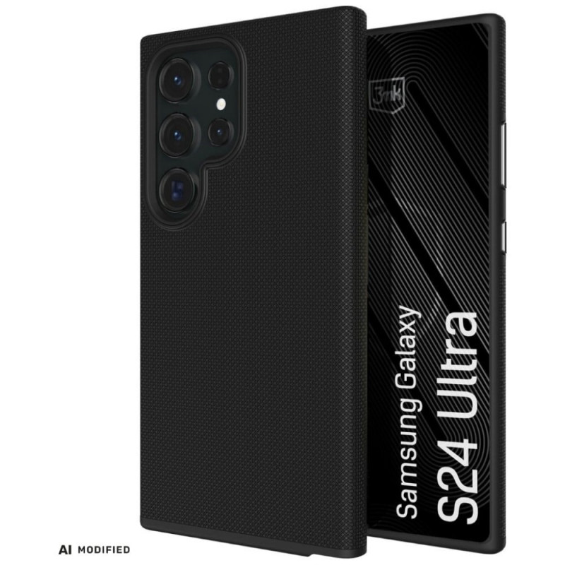 3MK Fortis MagCase Samsung Galaxy S24 Ultra Hülle, schwarz