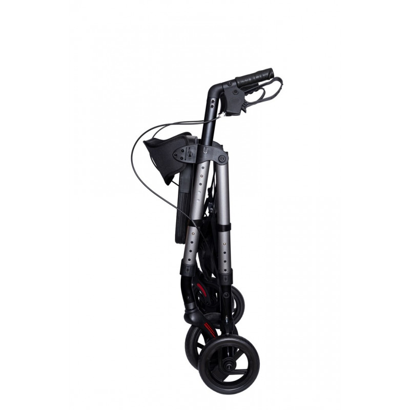 Rehafund Marsylia RF-617/G Vierrad-Rollator, Graphit