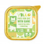 TILLO Pate Game Nassfutter für Katzen, 100 g