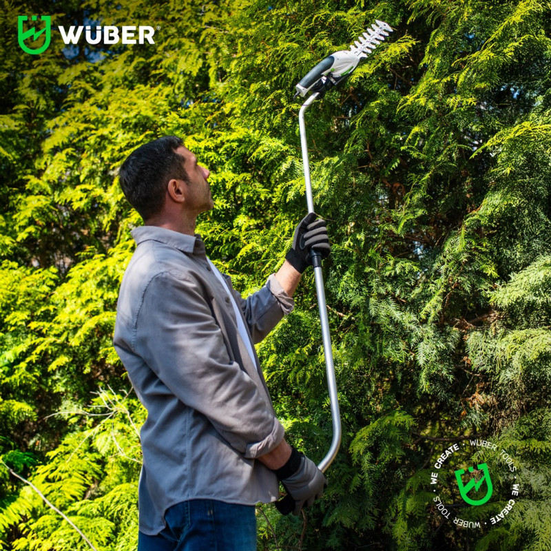 Wuber W23320 Akku-2-in-1-Heck- und Grasschere, 7,2 V, 120 mm Schnitt, USB-C