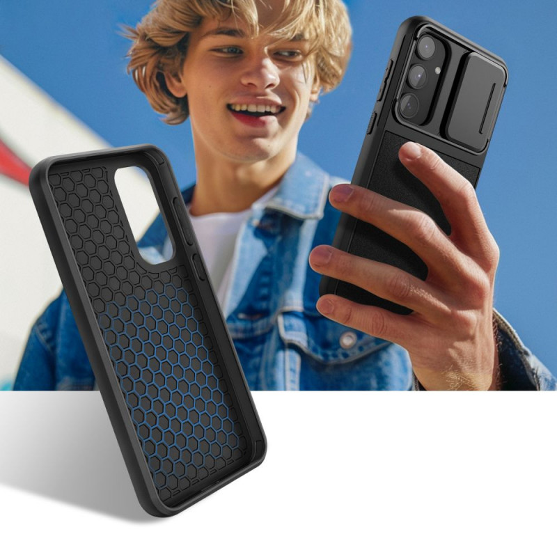 Tech-Protect Velar Cam+ Hülle für Samsung Galaxy A35 / A55 5G, Schwarz