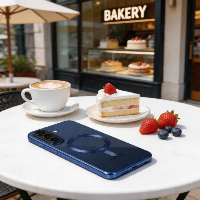 Tech-Protect MagFlex MagSafe Samsung Galaxy A57 5G Hülle, Navy Blue