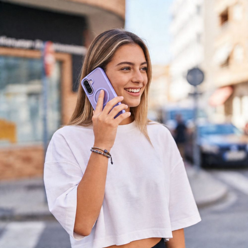 Tech-Protect Magmat MagSafe Hülle für Samsung Galaxy A57 5G, mattes Lilac