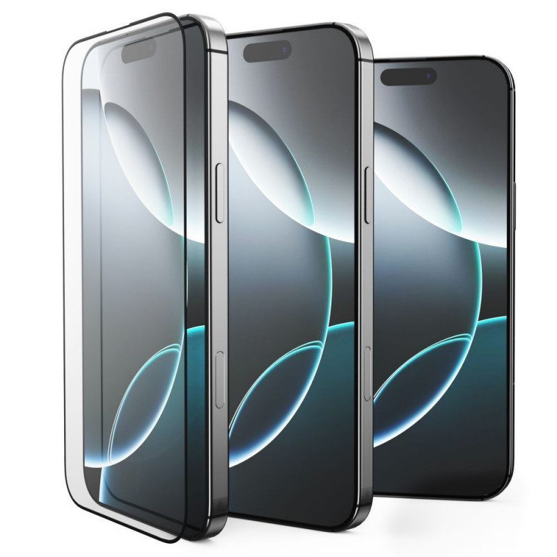 Tech-Protect Glass Fit+ Motorola Moto G67 / G77 Displayschutzglas, Schwarz (2 Stk.)