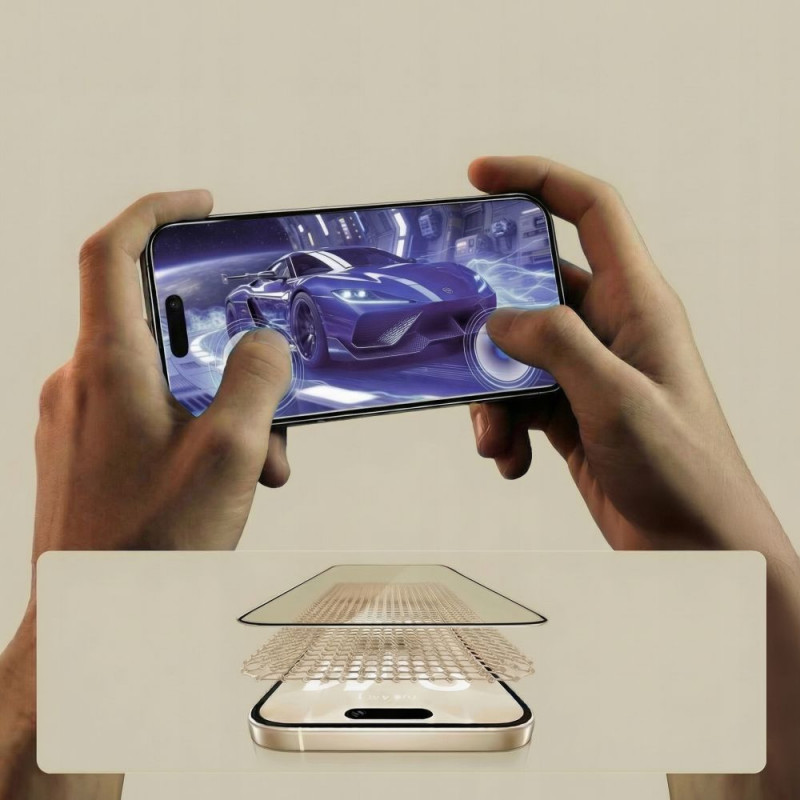 Tech-Protect Glass Fit+ Panzerglas für OnePlus Nord 6 (2 Stk.), Schwarz
