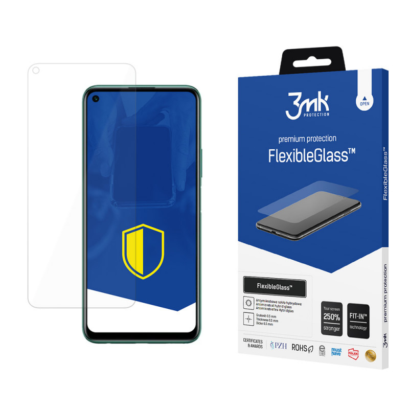 3MK FlexibleGlass Huawei P40 Lite 5G Hybridglas Displayschutzfolie