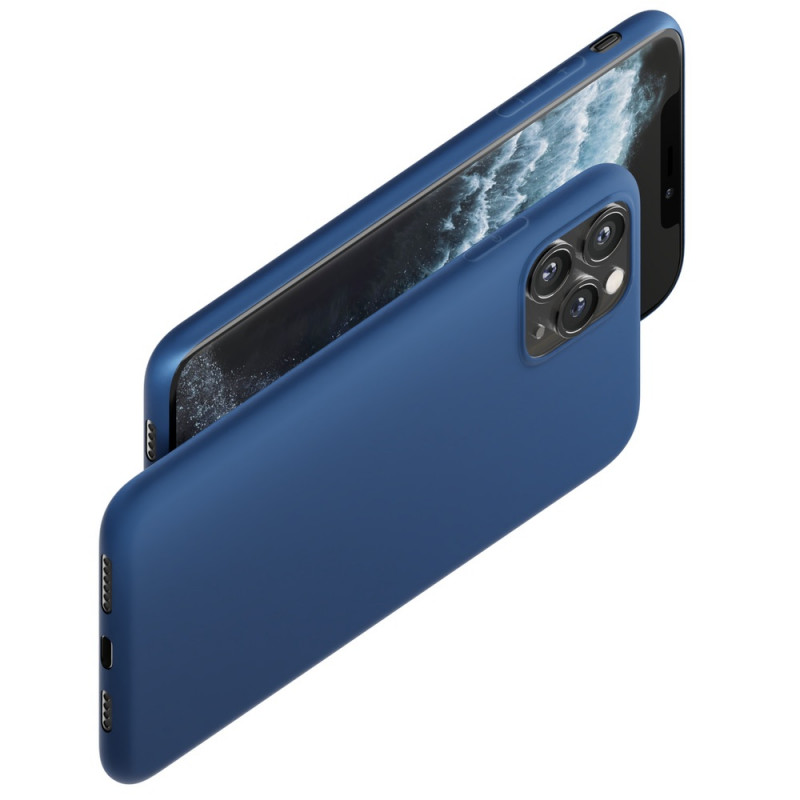 3MK Matt Case für Apple iPhone 13 Pro, blau (blueberry)