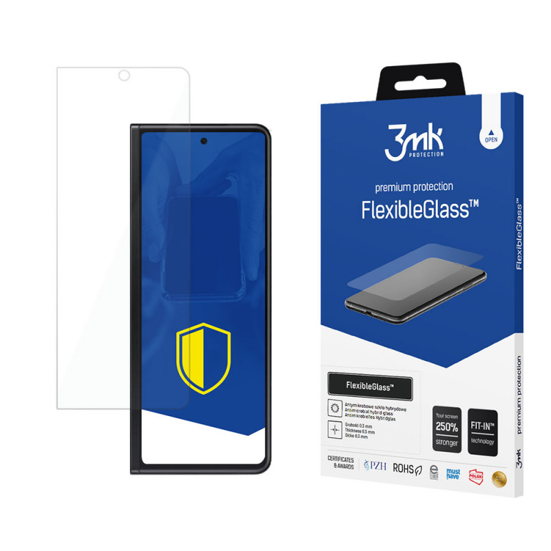 3MK FlexibleGlass Hybrid-Glas Displayschutzfolie für Samsung Galaxy Z Fold 3 5G (Front)