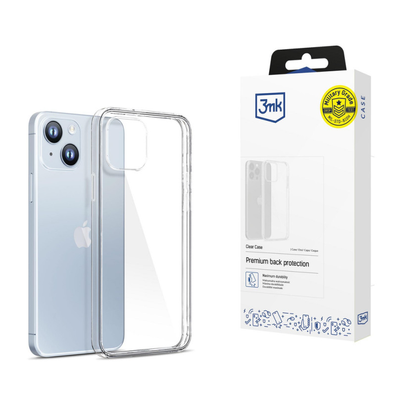 3MK Clear Case für Apple iPhone 14 Plus / 15 Plus, transparent