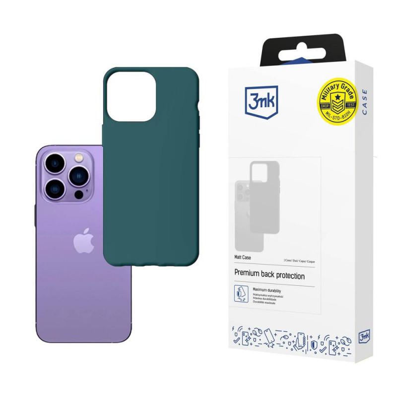3MK Matt Case 3MK4043 für Apple iPhone 14 Pro, grün