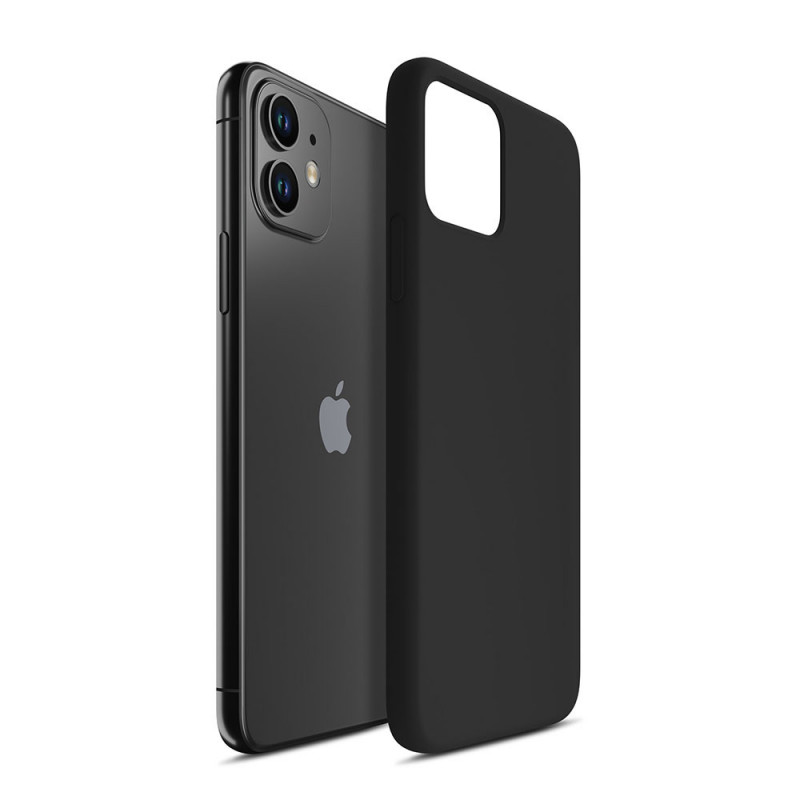 3MK Silicone Case für Samsung Galaxy A24 4G, schwarz