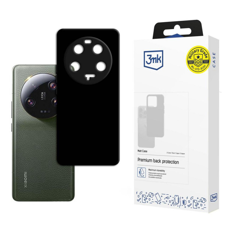 3MK Matt Case 3MK4939 für Xiaomi 13 Ultra 5G, schwarz