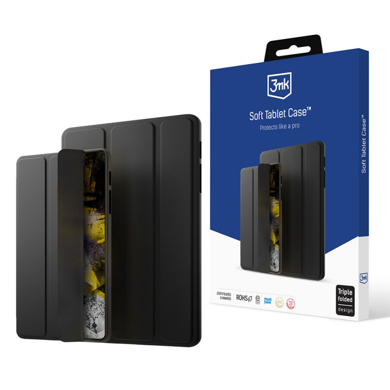 3MK Soft Tablet Case 3MK4990 für Apple iPad 10.2" 2019/2020/2021 (7., 8., 9. Generation), schwarz