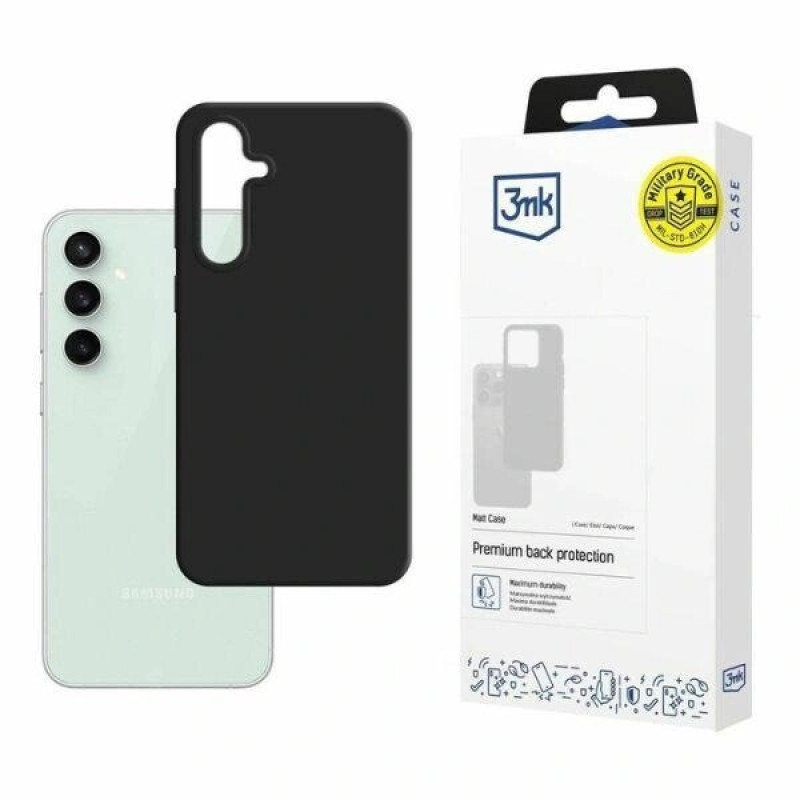 3MK Matt Case 3MK15483 für Samsung Galaxy S23 FE, Schwarz