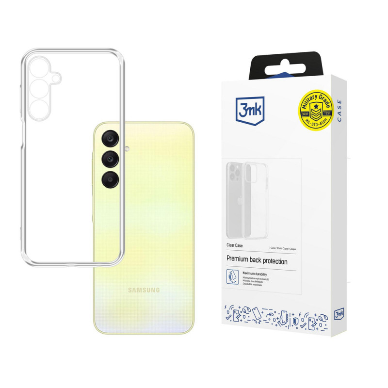 3MK Clear Case für Samsung Galaxy A25 5G, Transparent