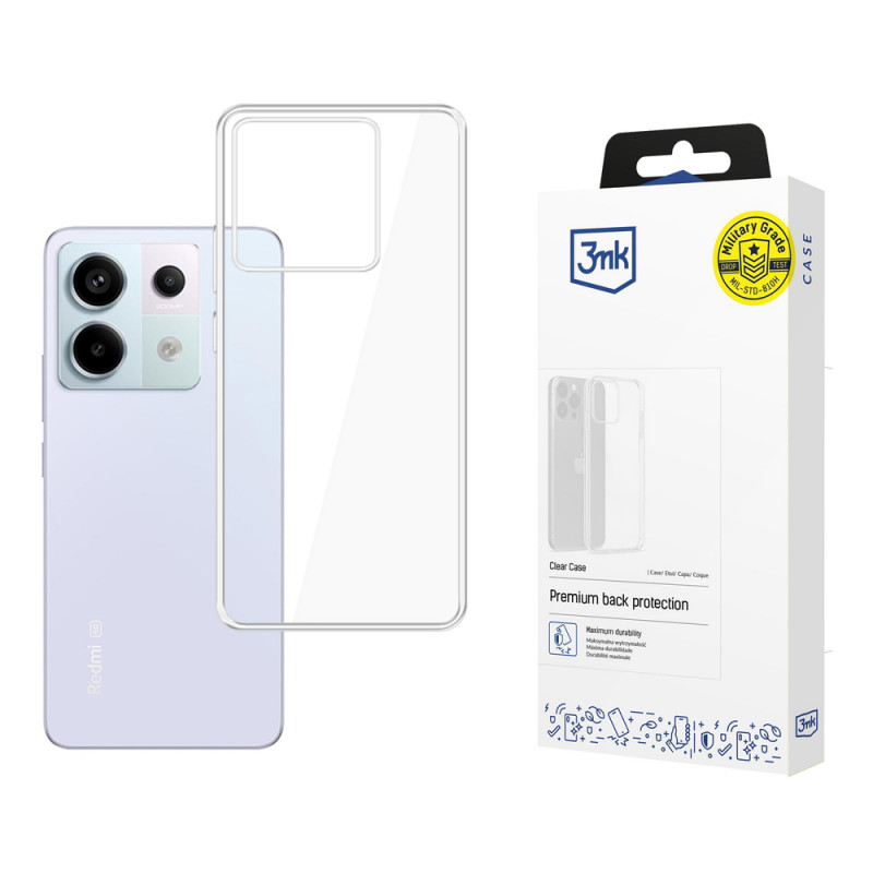3MK Clear Case für Xiaomi Redmi Note 13 Pro 5G, transparent
