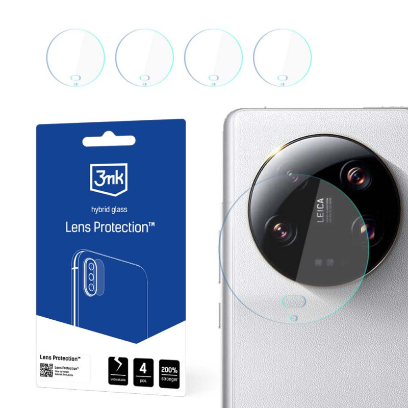 3MK Lens Protection Kameraobjektivglas für Xiaomi 14 Ultra (4 Stk.)