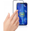 3MK HardGlass Max Lite gehärtetes Glas Displayschutzfolie für Samsung Galaxy M55, Schwarz