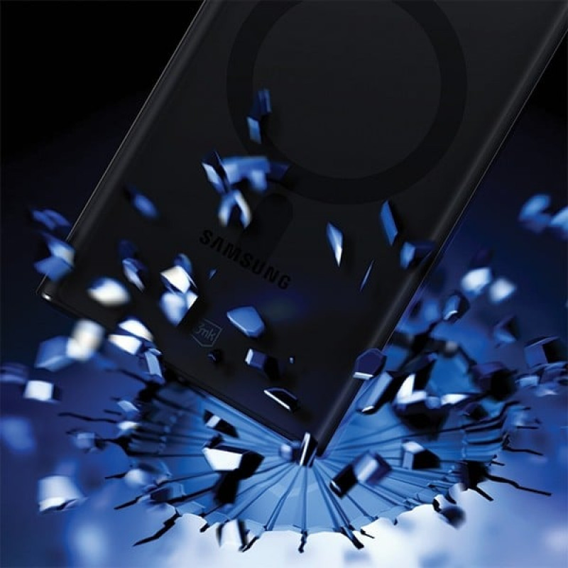 3MK Smoke MagCase mit MagSafe für Samsung Galaxy S22 Ultra 5G, halbtransparent