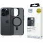 3MK Smoke MagCase mit MagSafe für Apple iPhone 15 Pro, halbtransparent