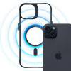 3MK Satin Armor MagCase mit MagSafe für Apple iPhone 15 Plus, transparent mit schwarzem Rahmen (156080-0)
