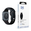 3mk Silikon-Armband für Apple Watch 38/40/41 mm, schwarz