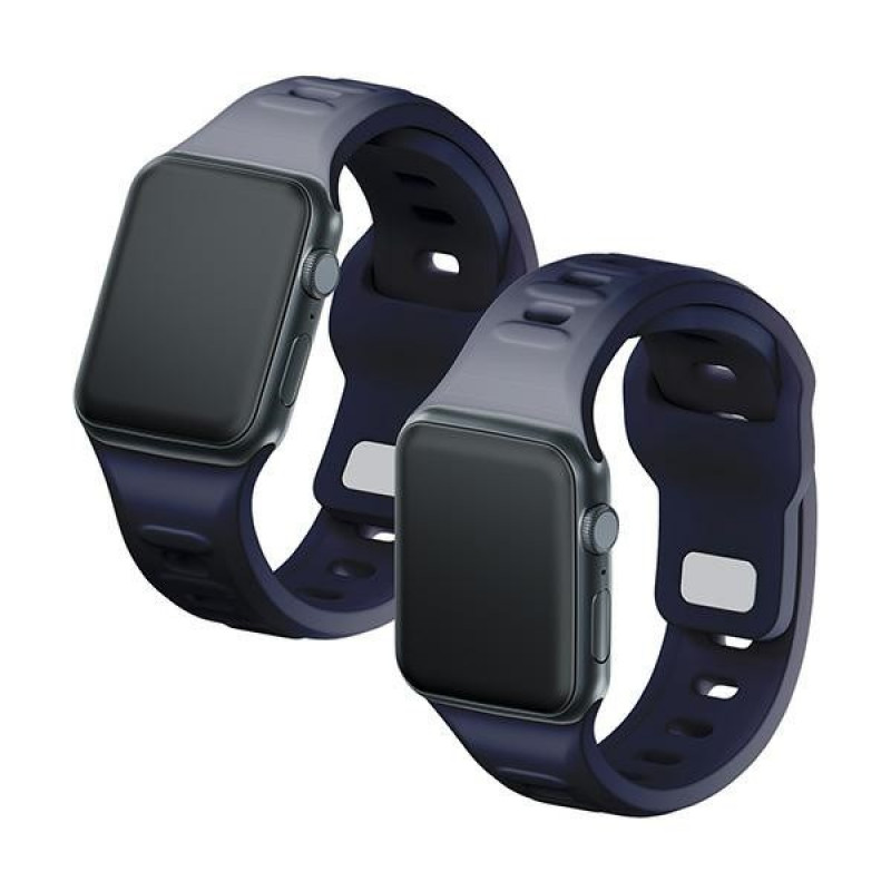 3mk Silikon-Armband für Apple Watch 38/40/41 mm, grau