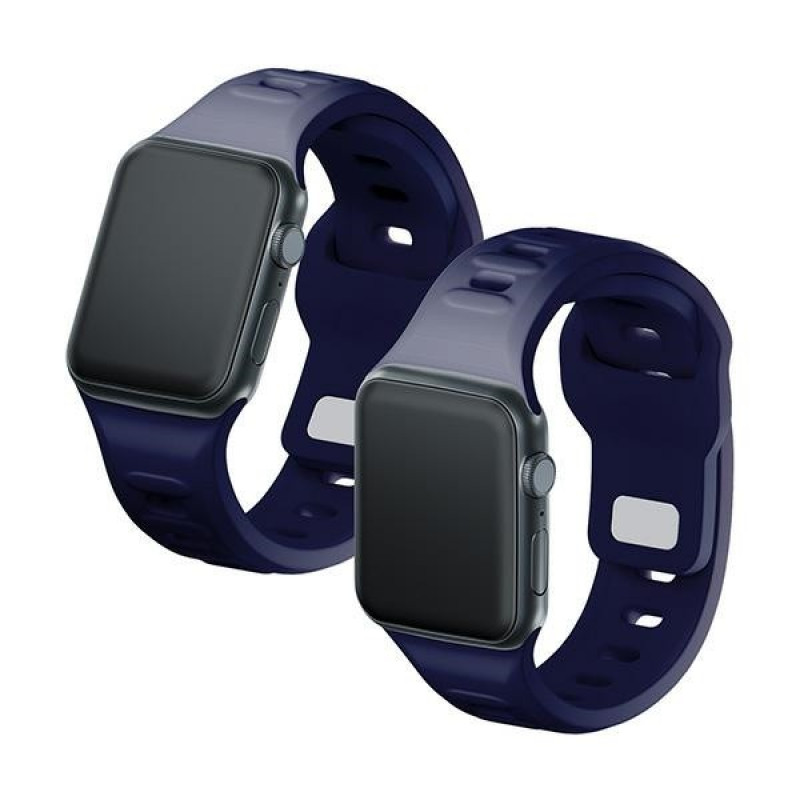 3mk Silikon-Armband für Apple Watch 38/40/41 mm, ocean blue