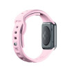 3mk Silikon-Armband für Apple Watch 38/40/41 mm, puderrosa