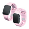 3mk Silikon-Armband für Apple Watch 38/40/41 mm, puderrosa