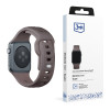 3mk Silikon-Armband für Apple Watch 38/40/41 mm, taupe