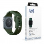 3mk Silikon-Armband für Apple Watch 42/44/45/49 mm, dunkelgrün
