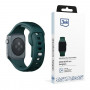 3mk Silikon-Armband für Apple Watch 42/44/45/49 mm, evergreen