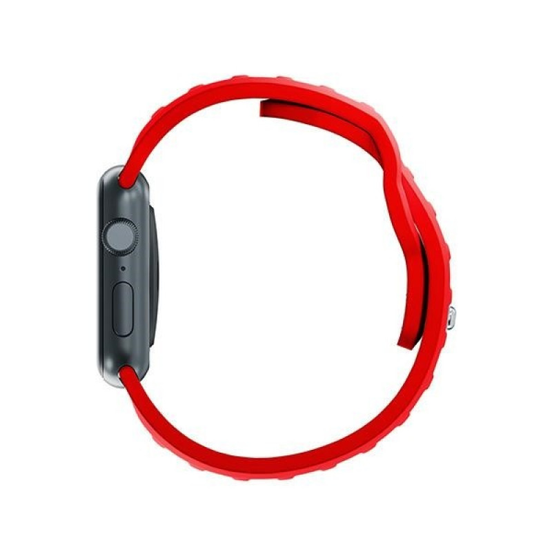 3mk Silikon-Armband für Apple Watch 42/44/45/49 mm, rot