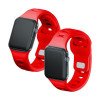 3mk Silikon-Armband für Apple Watch 42/44/45/49 mm, rot