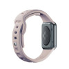 3mk Silikon-Armband für Apple Watch 42/44/45/49 mm, pink-beige / latte