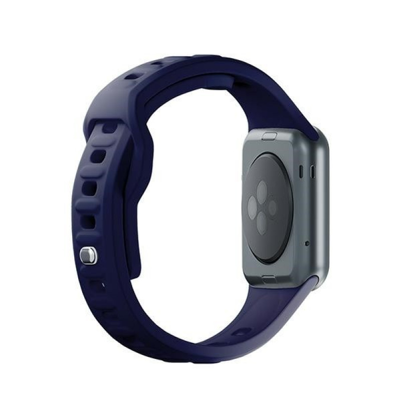3mk Silikon-Armband für Apple Watch 42/44/45/49 mm, ocean blue