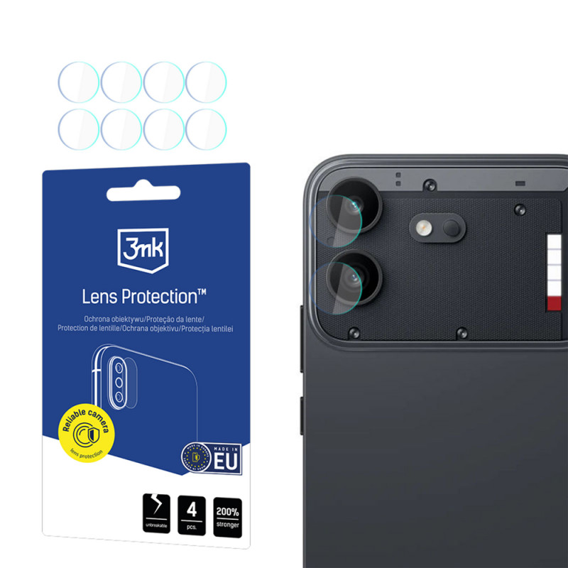 3MK Lens Protection Nothing Phone (4b) Kameraobjektivschutz (4 Stk.)