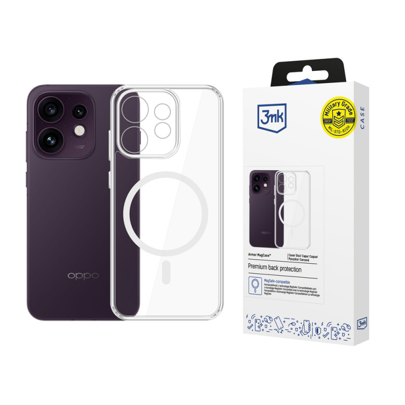 3MK Armor MagCase Oppo Reno 16 F / Reno 16 FS (CPH2859) Hülle, transparent