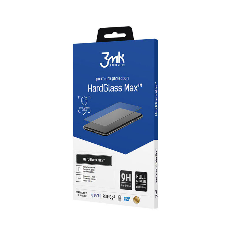 3MK HardGlass Max Redmi Note 15 Pro 4G Displayschutzglas, schwarz
